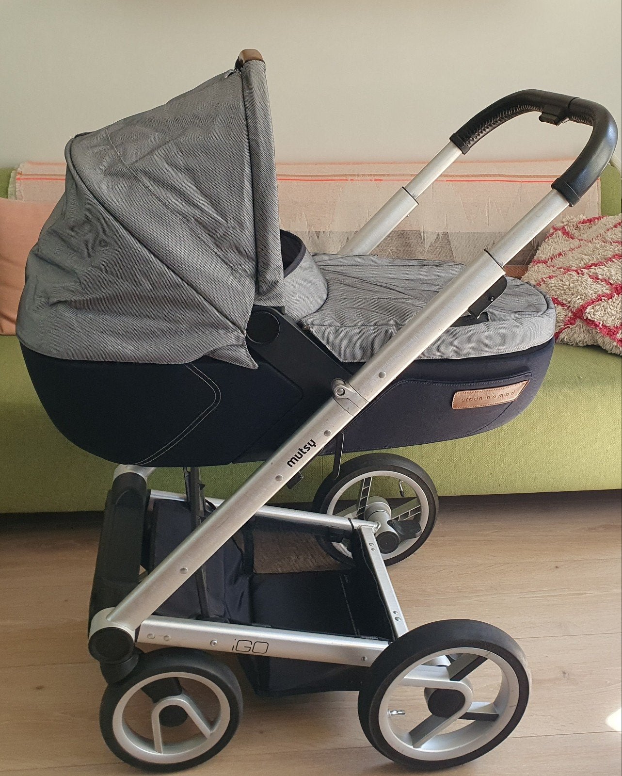 Mutsy Igo Nomad kinderwagen combiwagen, Ophalen, Gebruikt, Verstelbare duwstang, Combiwagen