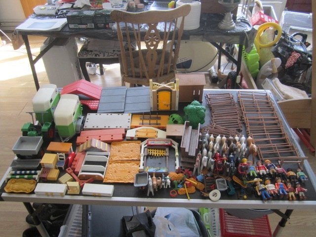 playmobiel. paardemanege., Ophalen of Verzenden, Gebruikt, Complete set, Figuren