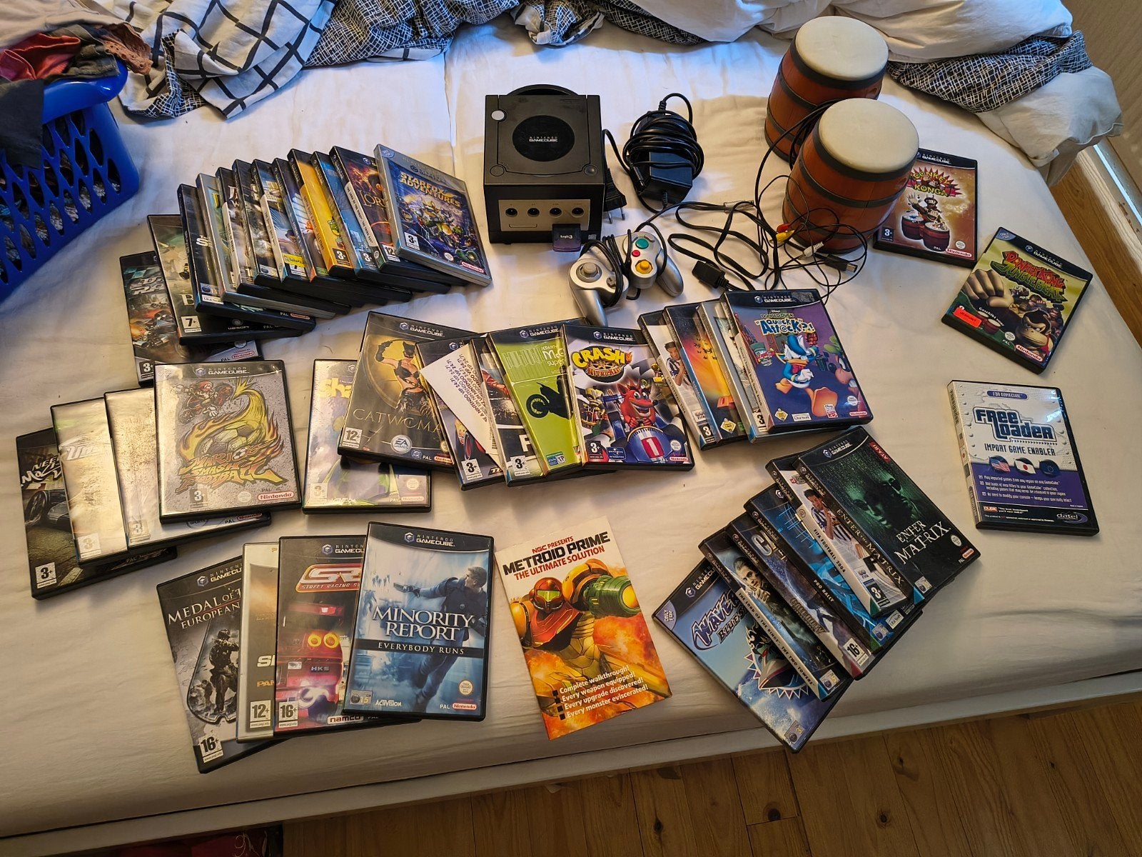 grote Nintendo Gamecube verzameling. games freeloader etc et, Ophalen of Verzenden, Zwart, Met 2 controllers, Met games