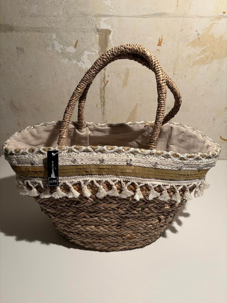 J-Line Strandtas - Nieuw, Ophalen of Verzenden, Nieuw, Beige, Overige typen