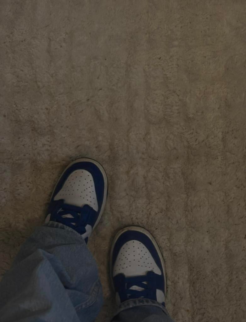 Nike dunks low - blue, Blauw, Ophalen of Verzenden, Sneakers of Gympen, Gedragen