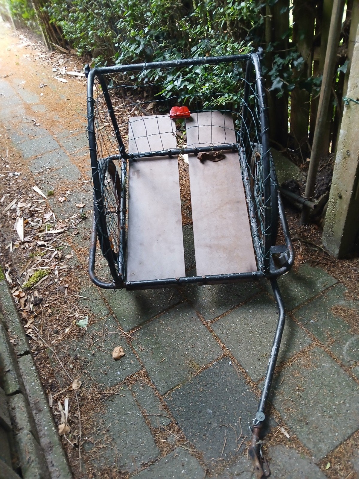 Stevige fietskar met 2 koppelingen, Fietsen en Brommers, Fietsaccessoires | Aanhangers en Karren, Ophalen
