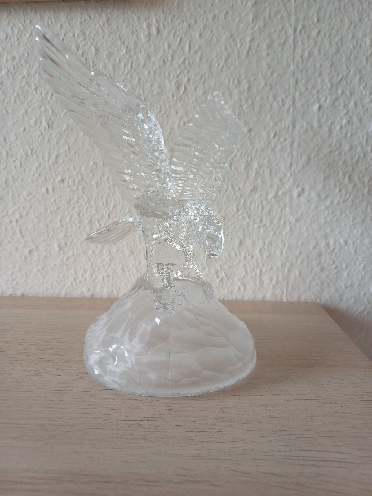 Glazen Adelaar Beeldje - Kristalheldere Decoratie, Ophalen of Verzenden