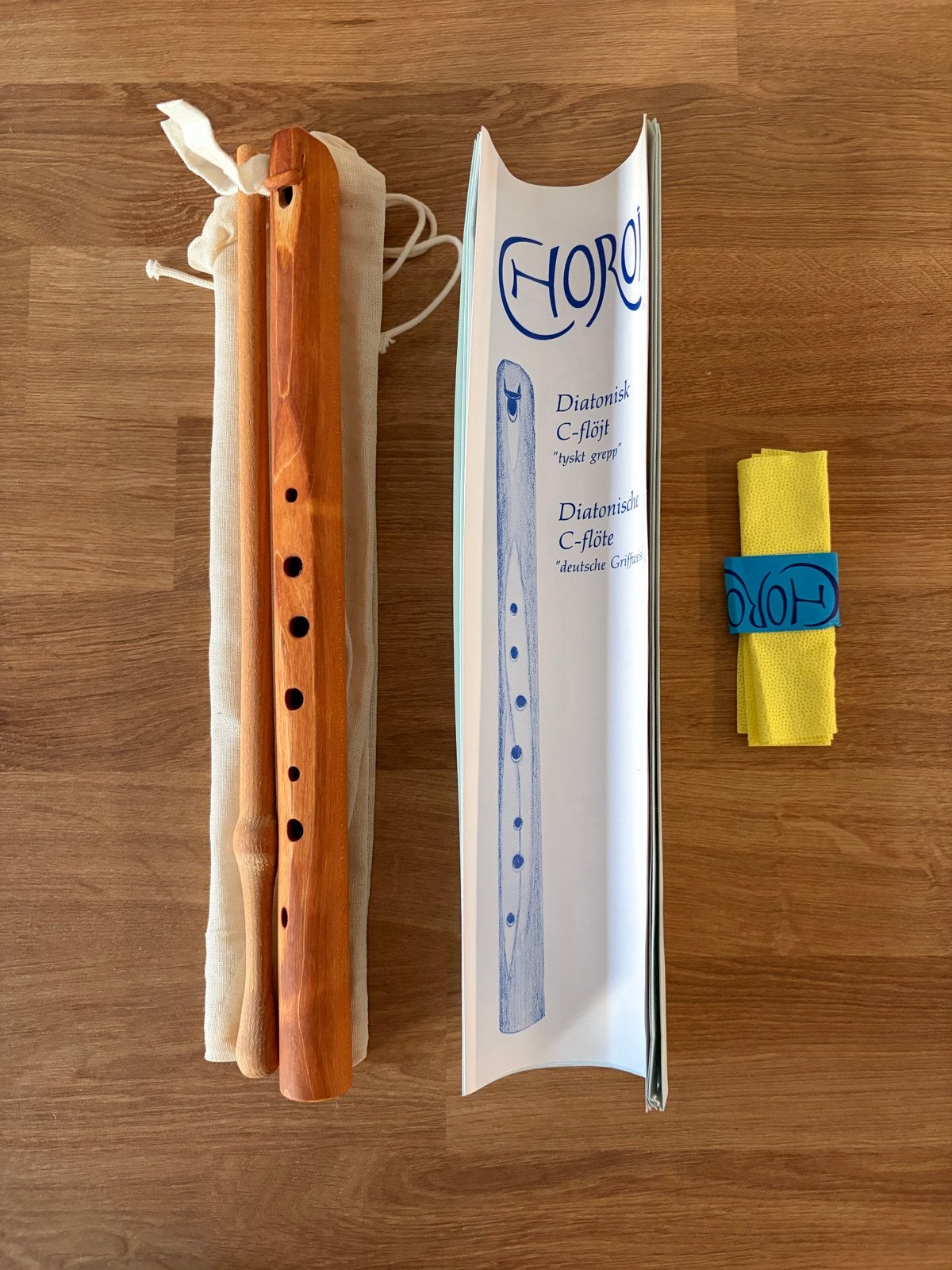 Choroi Diatonische C-fluit, Ophalen of Verzenden, Nieuw, Met koffer, hoes of etui