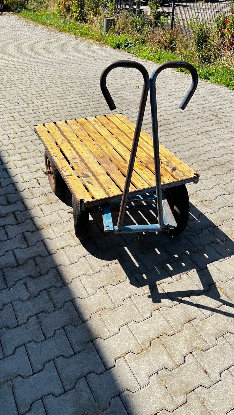 Robuuste handkar / plateauwagen, Ophalen, Gebruikt