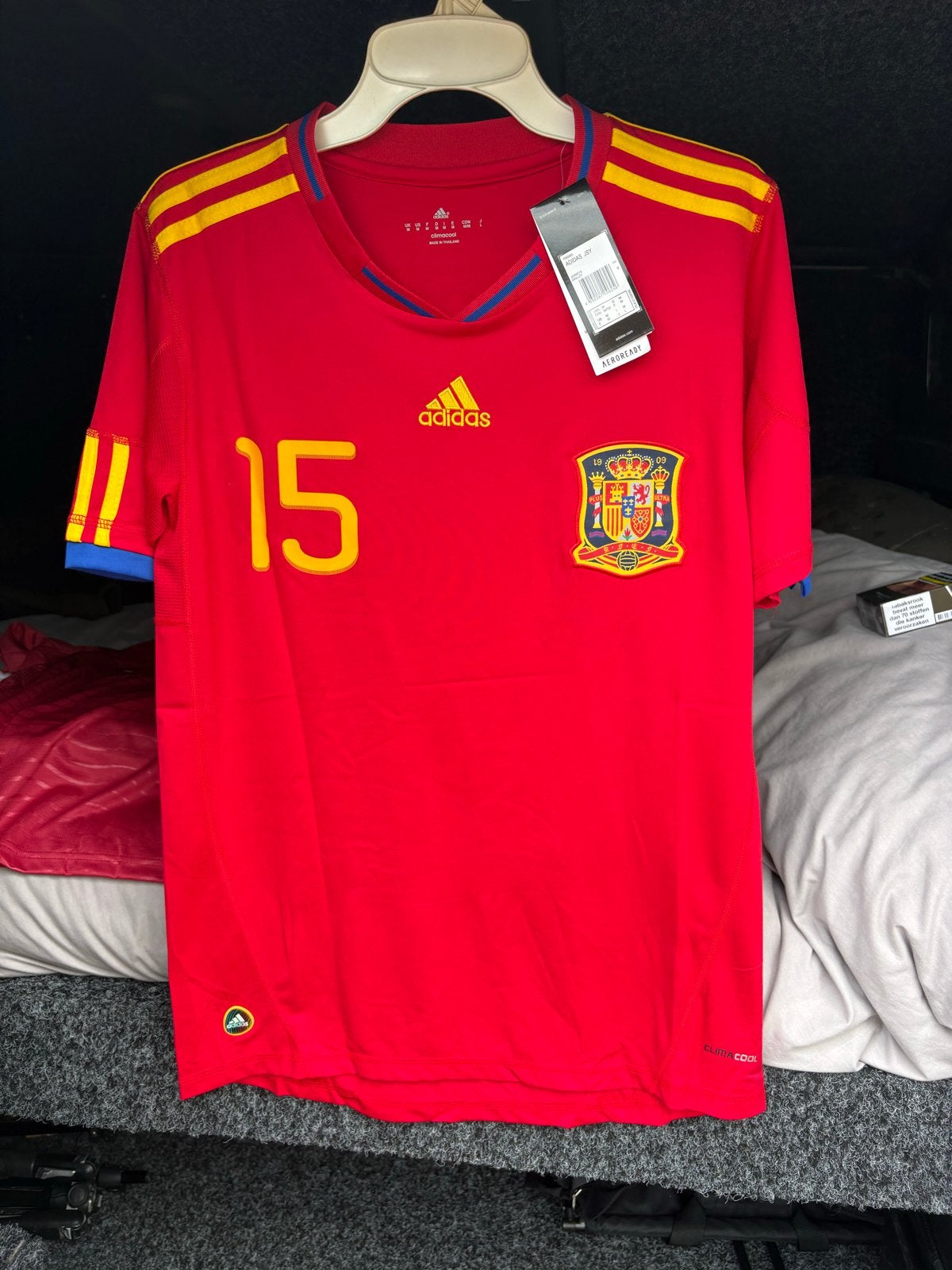 Adidas Spanje Thuisshirt Sergio Ramos 15 - Nieuw met labels, Maat 48/50 (M), Nieuw, Ophalen of Verzenden, Voetbal