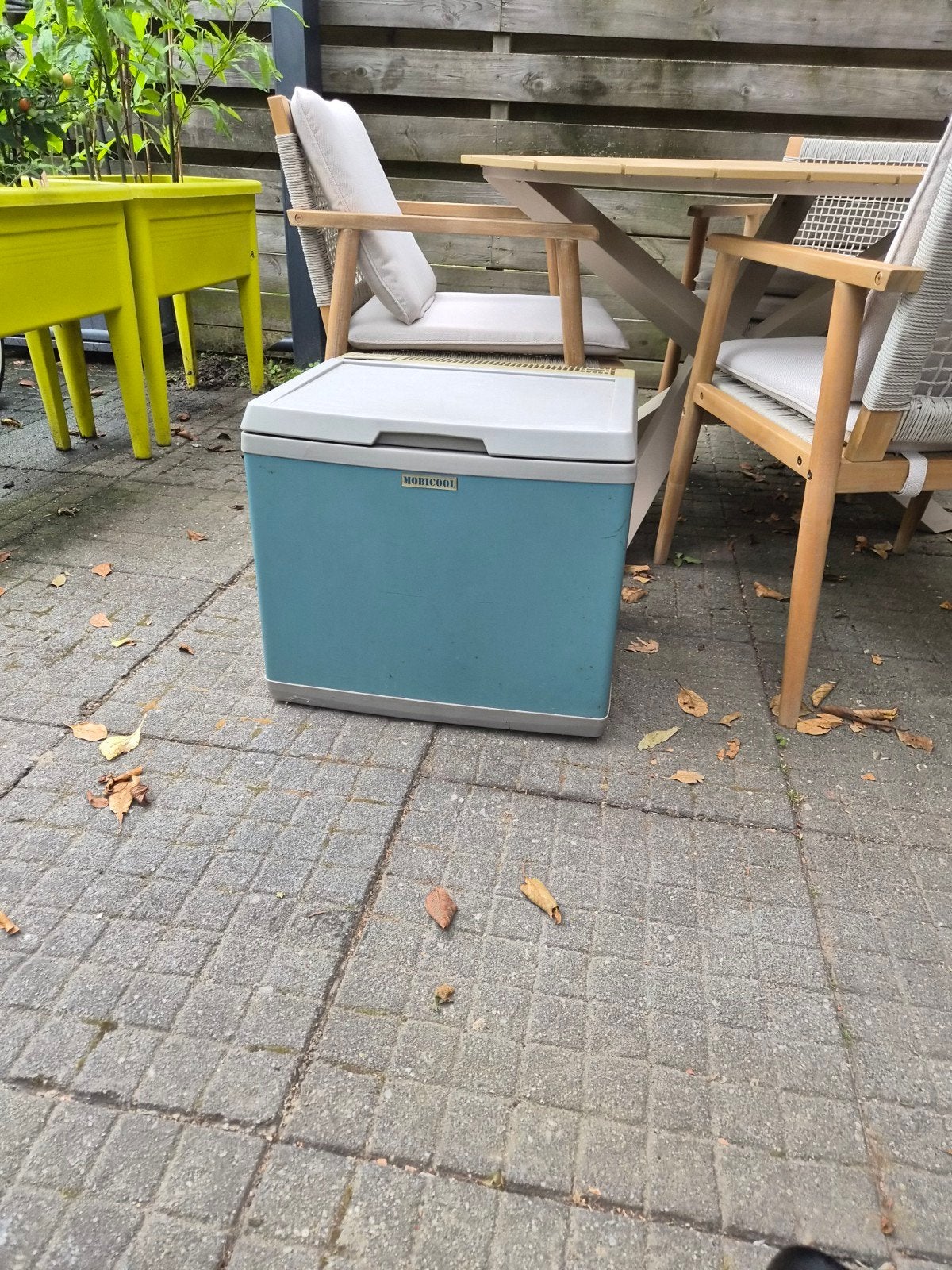 Mobicool grote campingkoelkast. electrisch, Caravans en Kamperen, Kampeeraccessoires, Ophalen, Gebruikt
