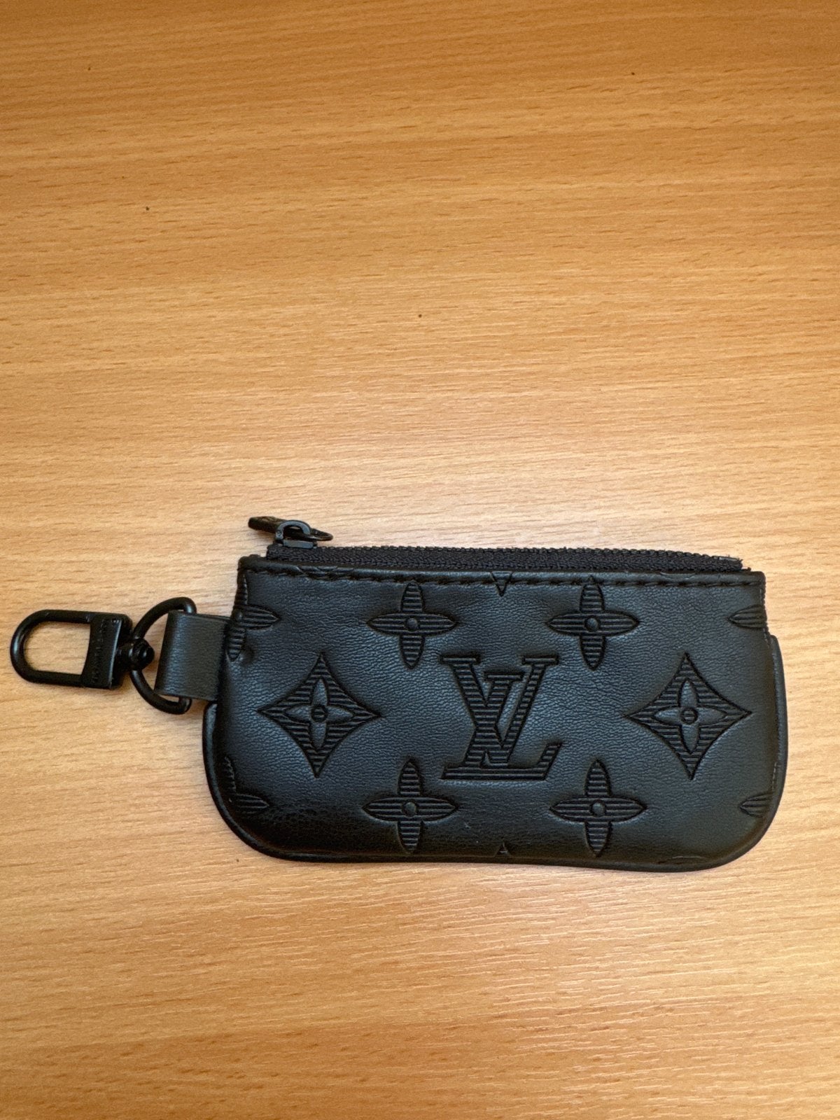 Louis Vuitton Shadow Key Pouch - Zwart Leer, Overige merken, Zwart, Ophalen of Verzenden, Zo goed als nieuw