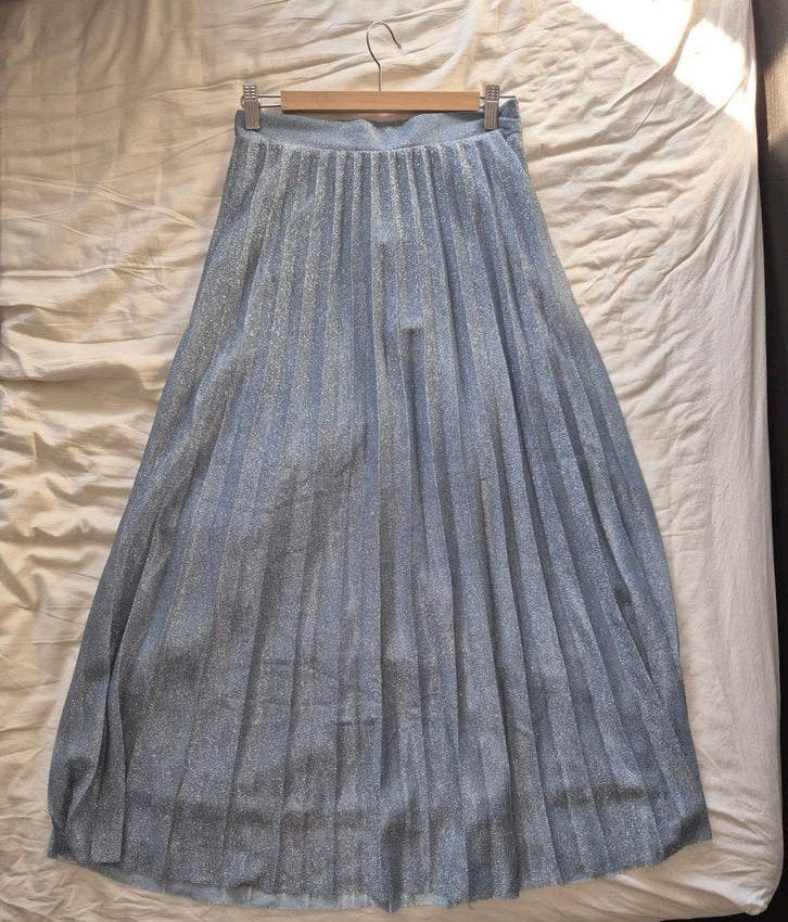 Lange rok only lichtblauw maat M, Only, Blauw, Nieuw, Onder de knie