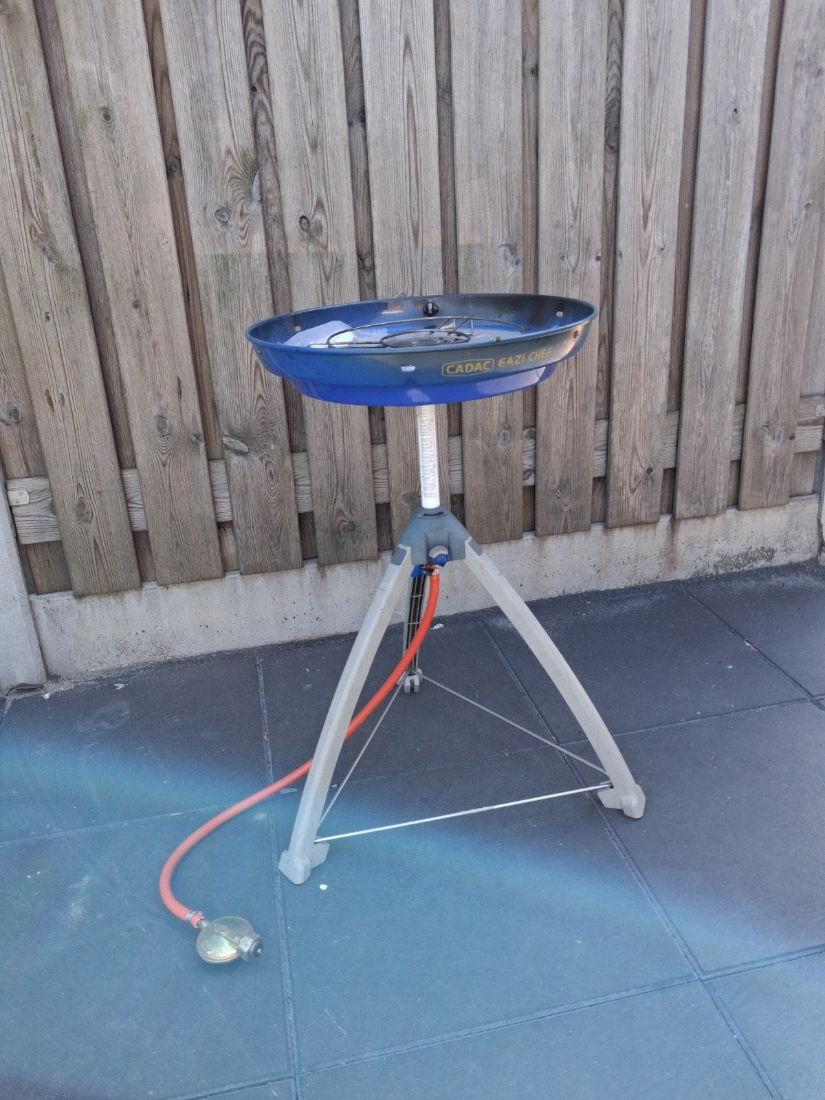 cadac schotelbraai, Ophalen, Gebruikt