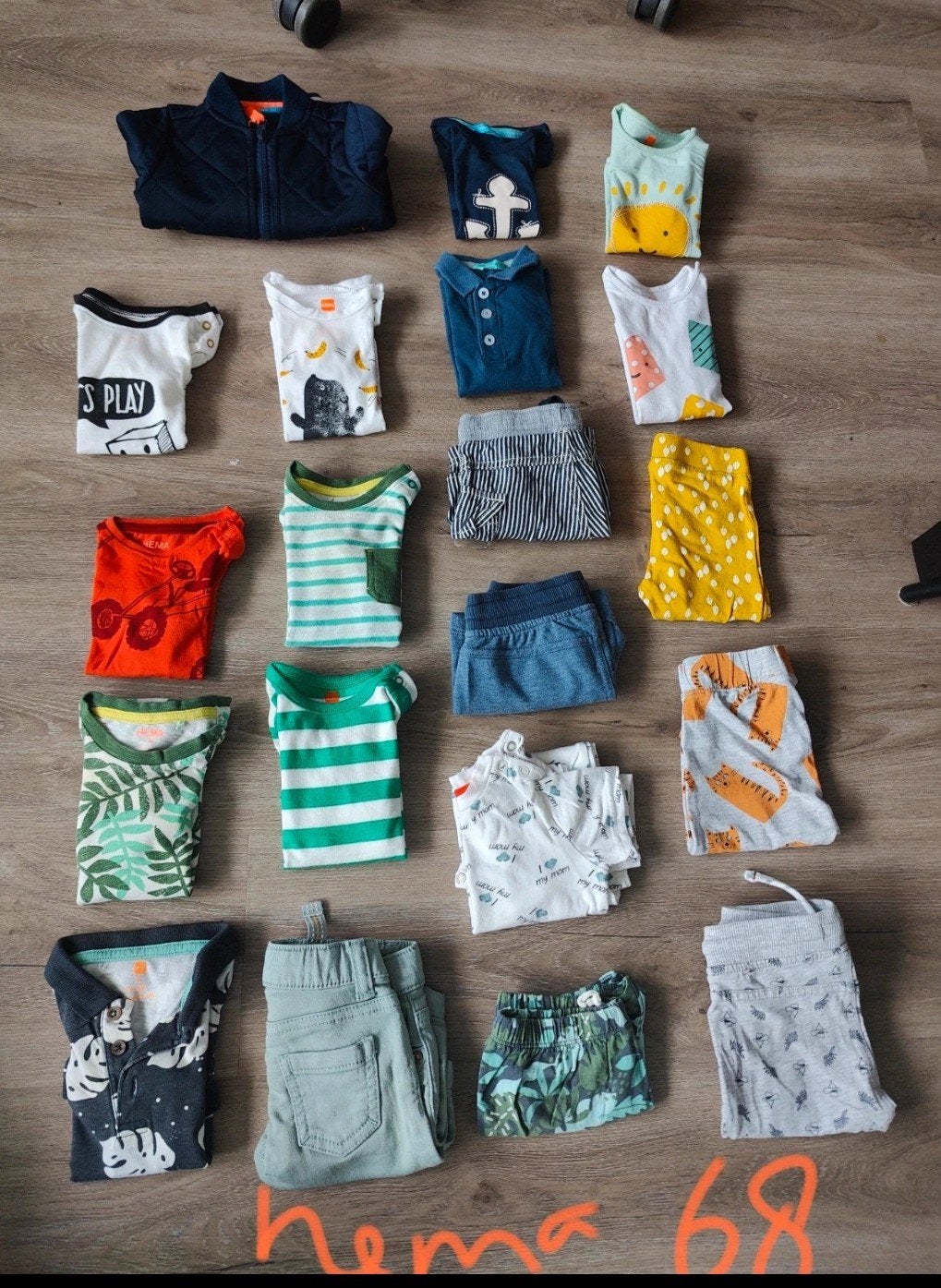 pakket zomer jongen maat 68 hema, Ophalen of Verzenden, Maat 68