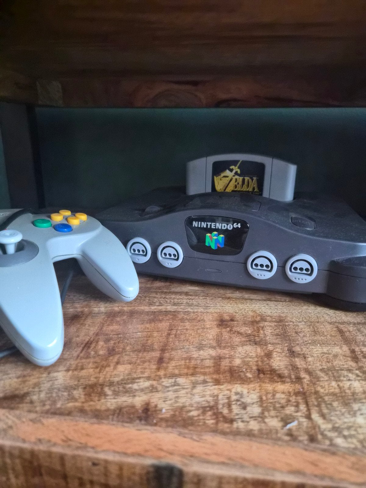 nintendo 64 met 1 zelda spel, Spelcomputers en Games, Spelcomputers | Nintendo 64, Ophalen of Verzenden, Zo goed als nieuw, Met 1 controller
