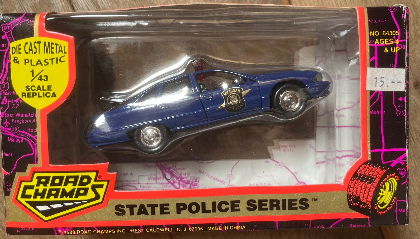 RoadChamps Michigan state police Chevrolet Caprice, Ophalen of Verzenden, Zo goed als nieuw, Auto, Overige merken