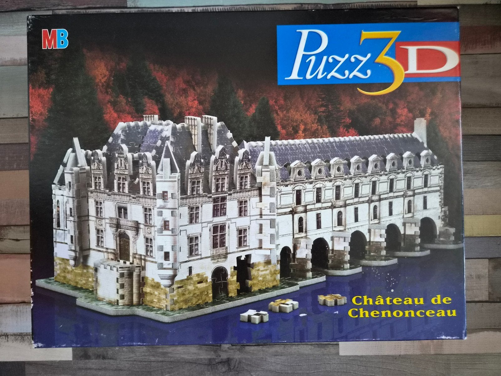 MB 3D puzzel Château de Chenonceau, Ophalen of Verzenden, Minder dan 500 stukjes, Zo goed als nieuw, Rubik's of 3D-puzzel
