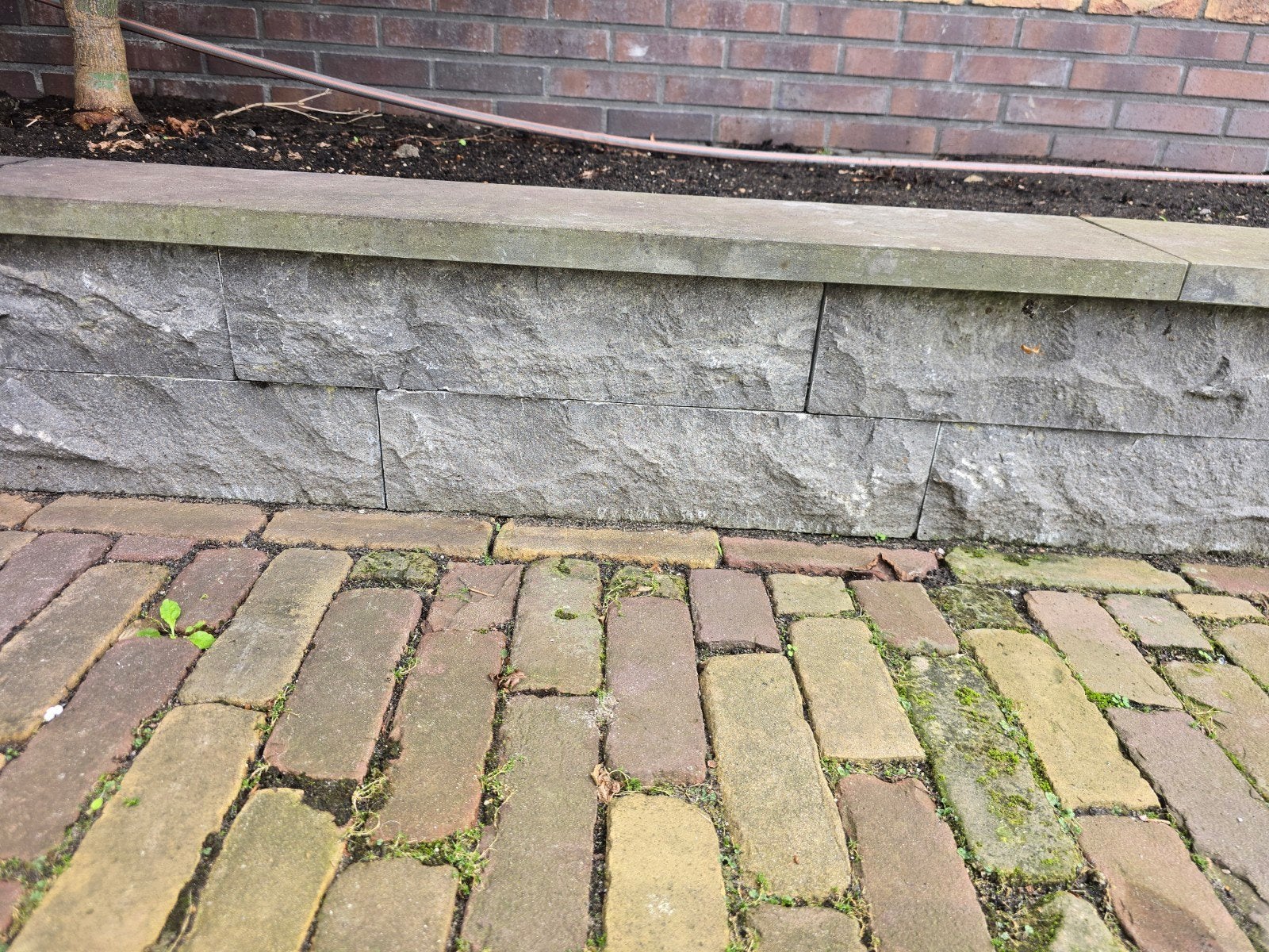 Natuurstenen muurblokken/ border, Ophalen, Gebruikt, Natuurstenen