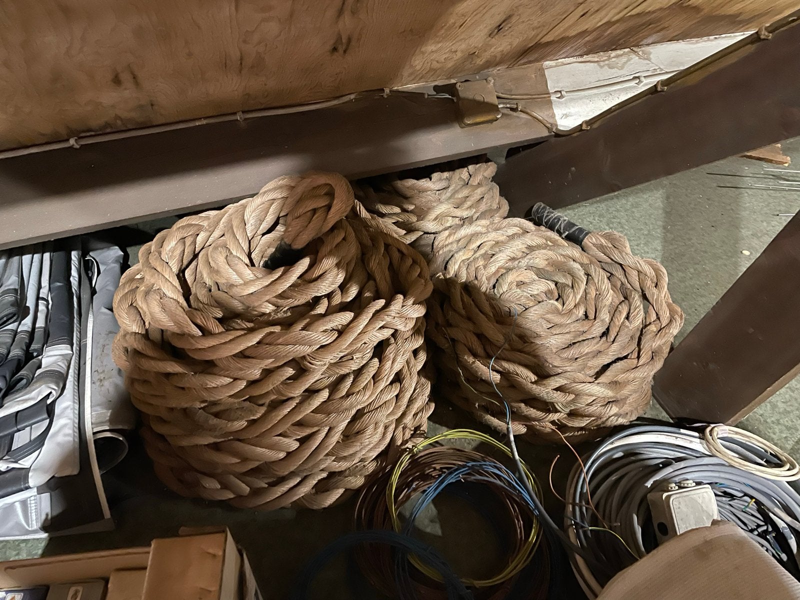 Mooie, stevige landvasten voor boot of bootcamp, Sport en Fitness, Ophalen, Gebruikt, Benen, Battle rope