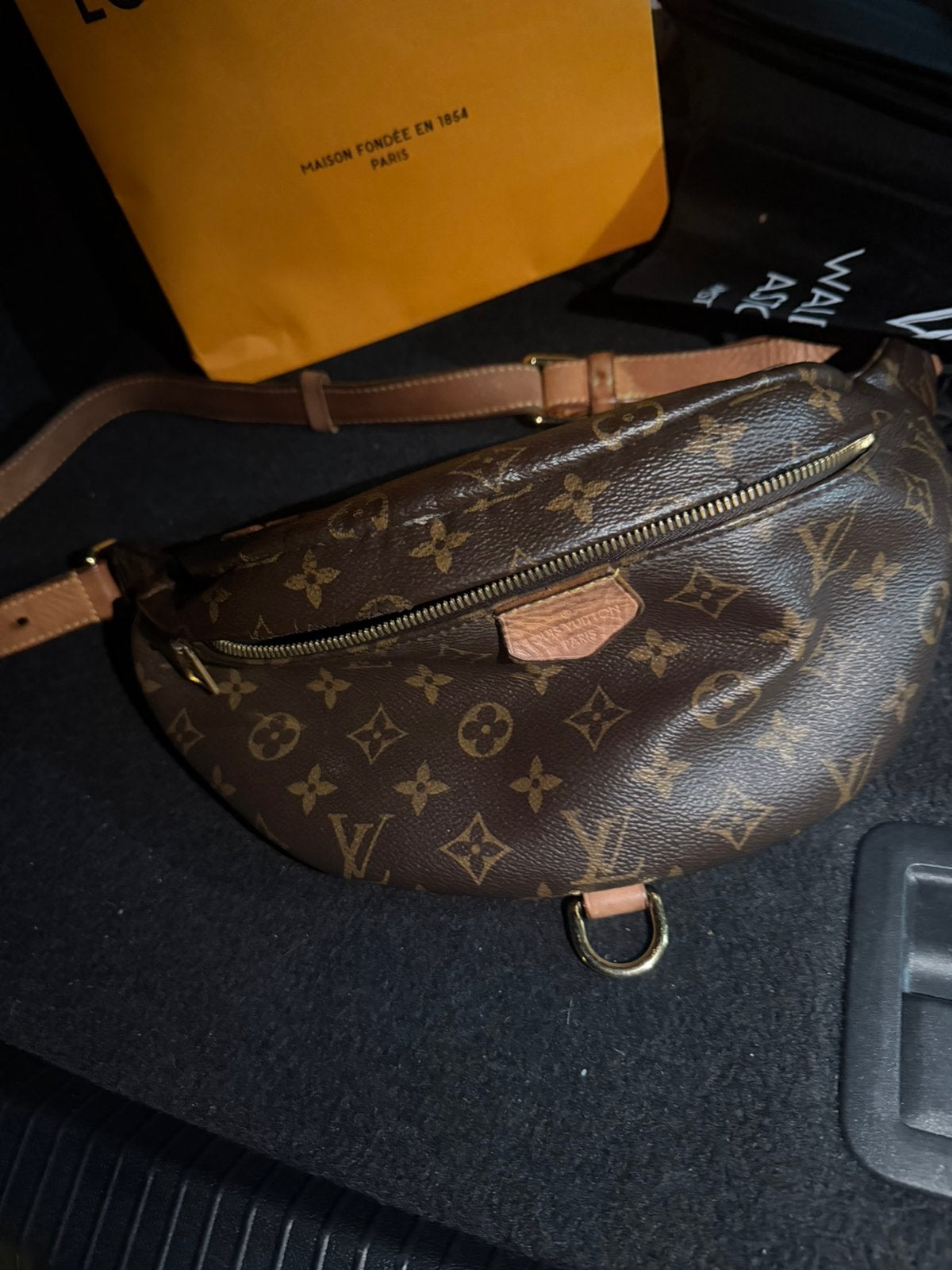 Louis vuitton bumbag ORIGINEEL., Sieraden, Tassen en Uiterlijk, Ophalen of Verzenden, Zo goed als nieuw, Zwart