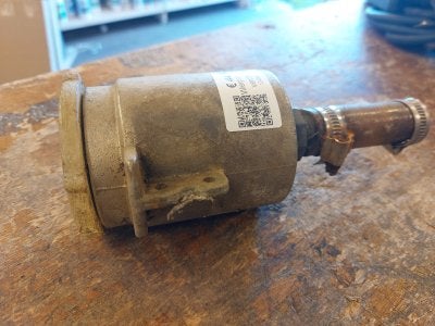 Wierpot messing verchroomd, Niet ingevuld, Gebruikt, Niet ingevuld, Niet ingevuld