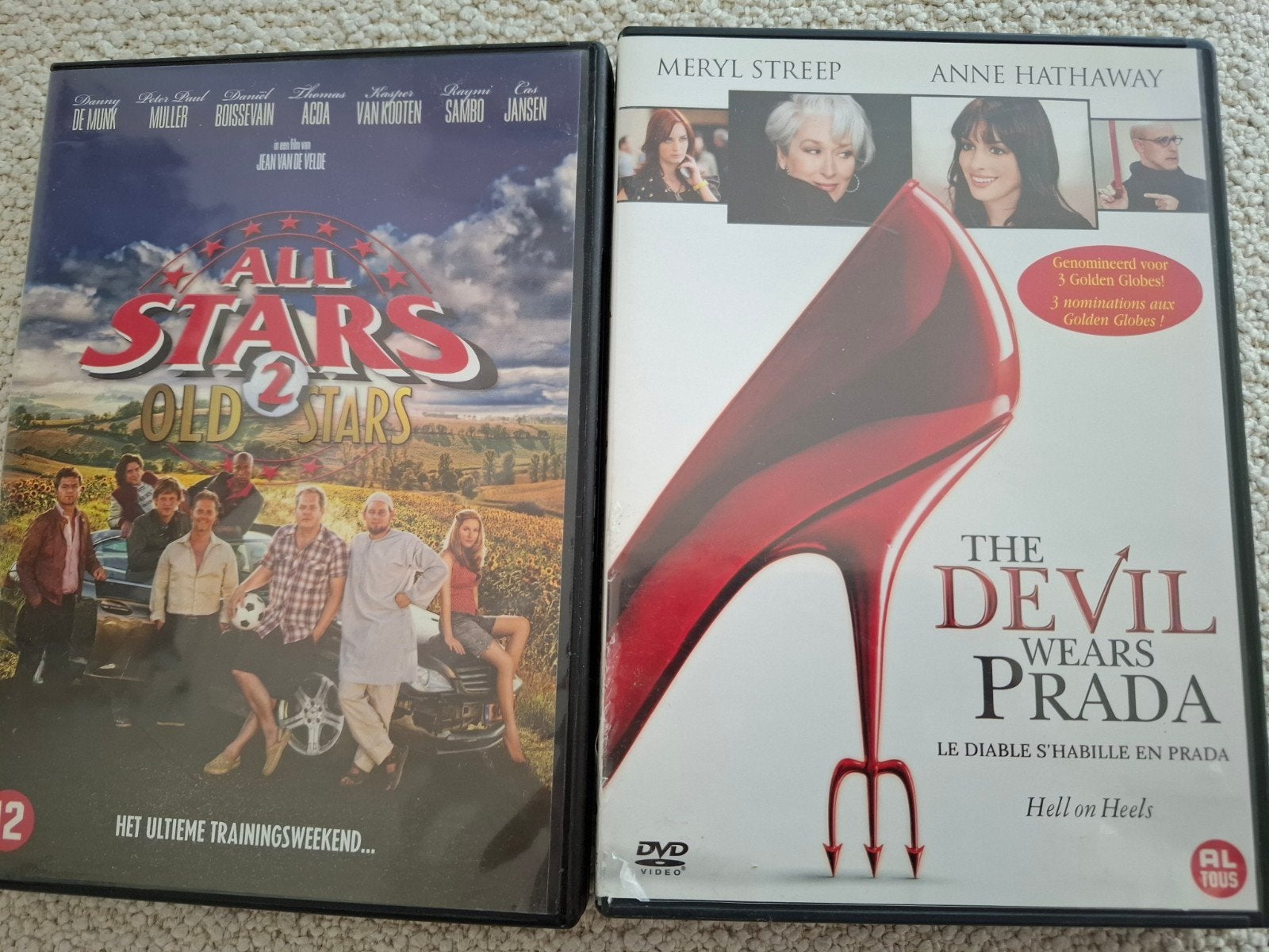Allstars en devil wears prada    1,00 euro per stuk, Alle leeftijden, Ophalen of Verzenden, Zo goed als nieuw