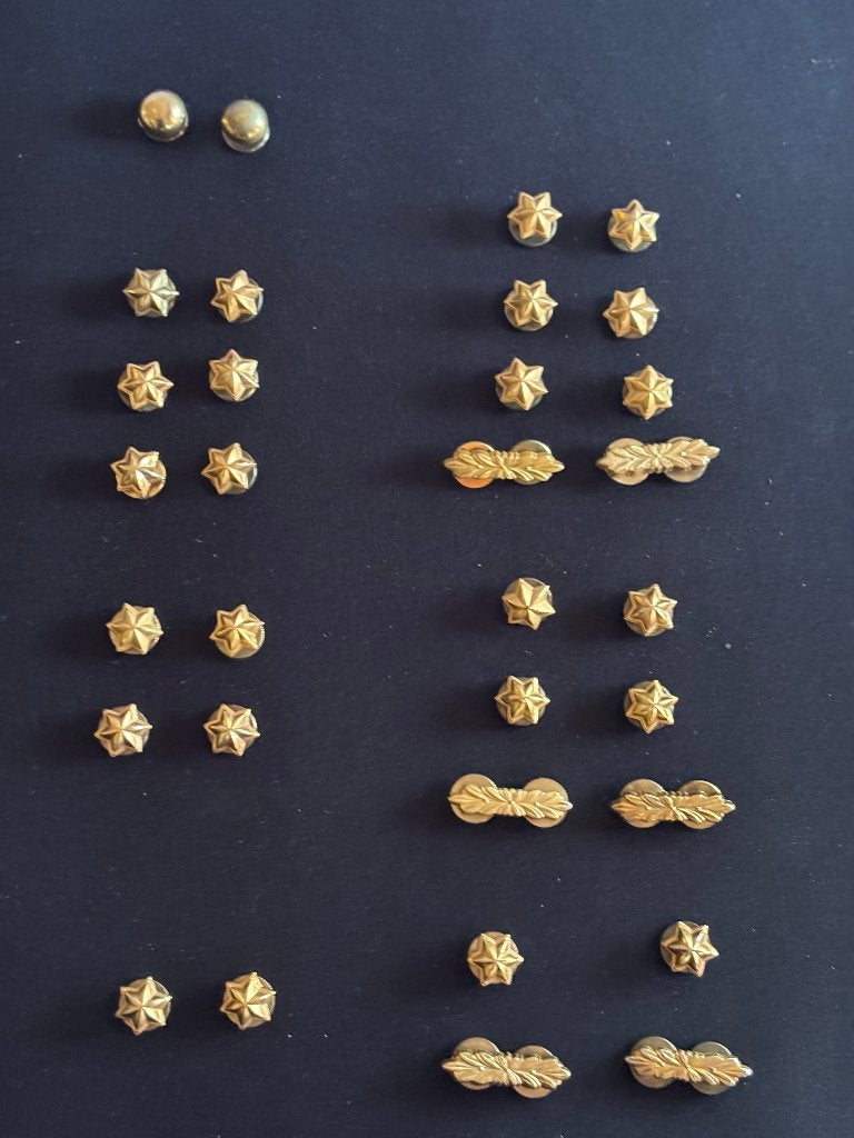 Officieren schouder sets voor DT & Gala jas grote of kleine, Verzenden, Landmacht, Nederland, Kleding of Schoenen