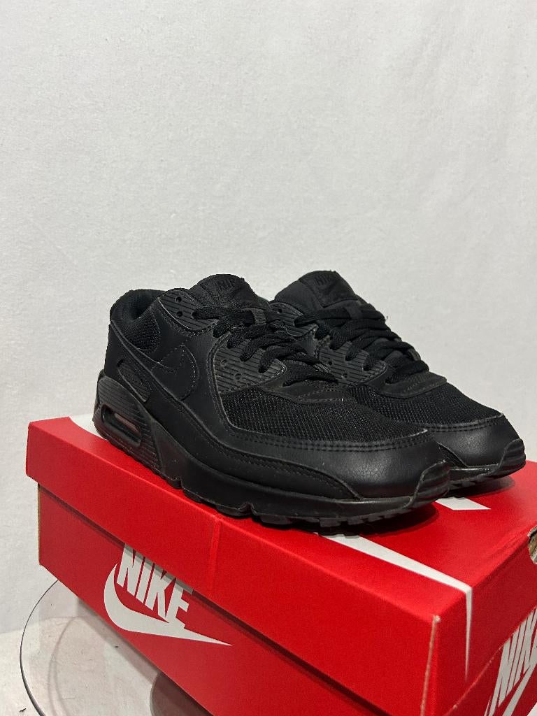 ALS NIEUW! Maat 42,5 - Nike Air Max 90 Triple Black, Verzenden, Zwart, Nike, Nike