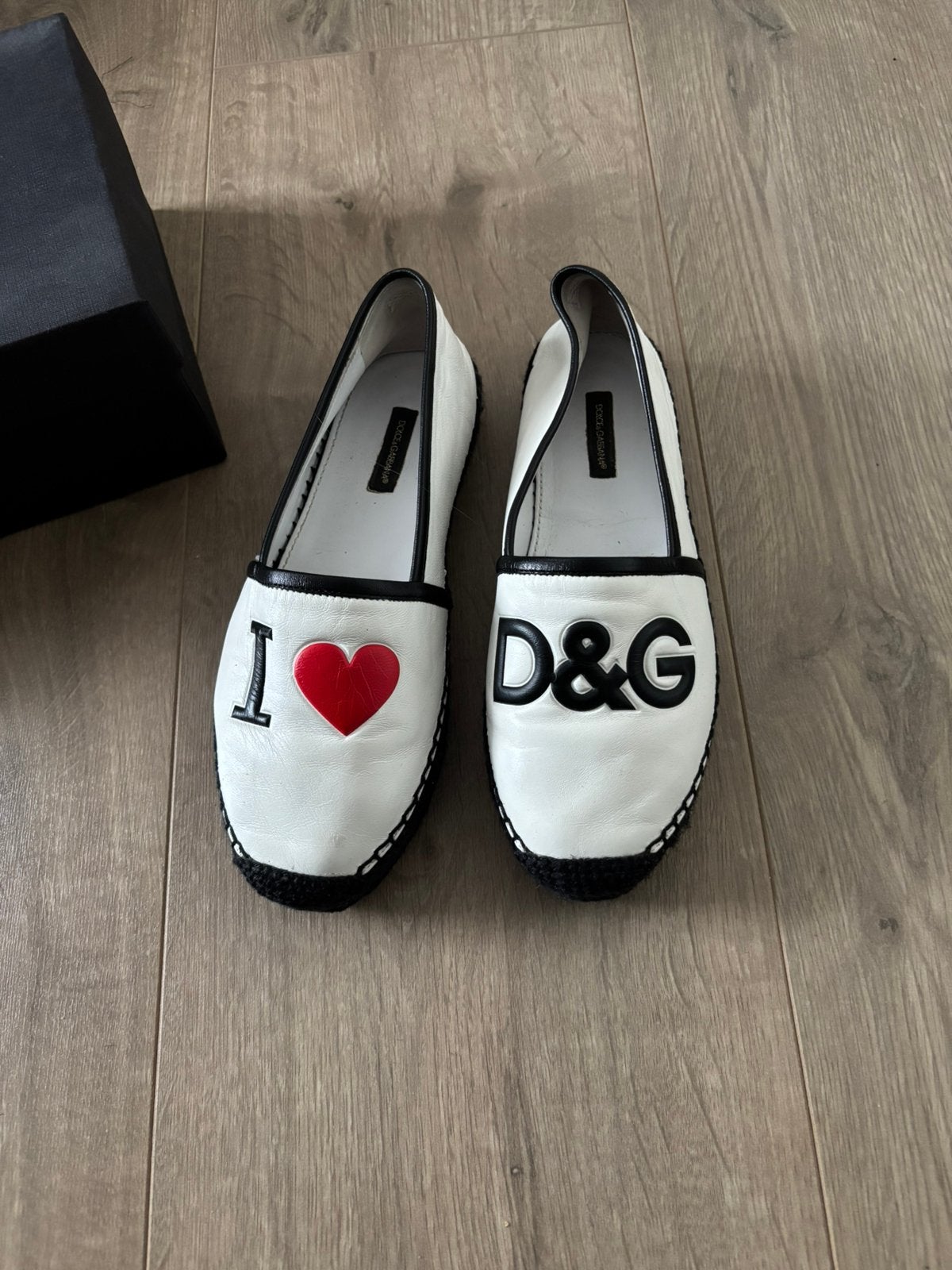 Dolce & Gabbana espadrilles maat 38, Kleding | Dames, Schoenen, Verzenden, Zwart, Espadrilles of Moccasins, Gedragen