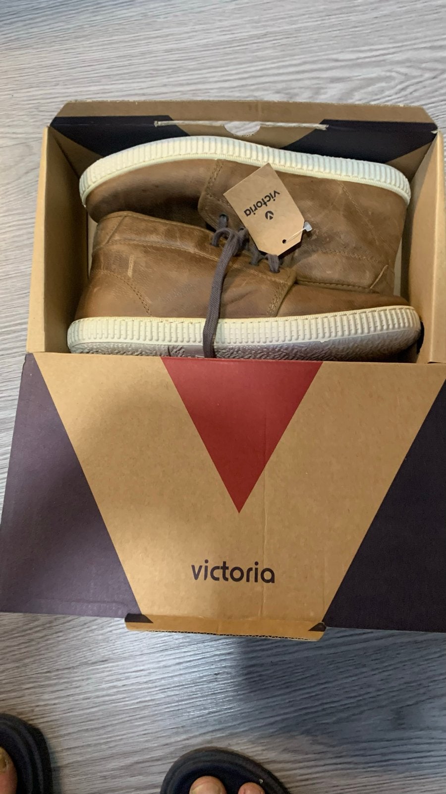 Victoria bruine leren boots - Nieuw met label maat 40, Ophalen of Verzenden, Nieuw, Bruin, Boots