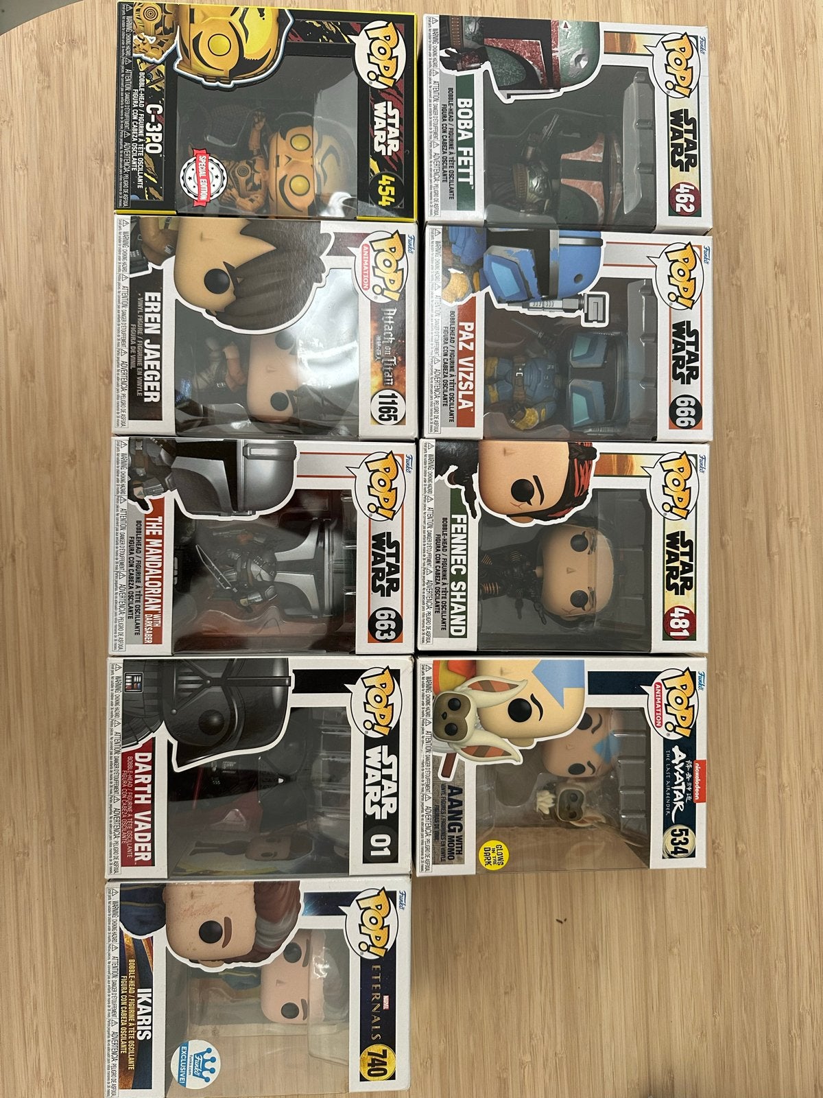 Funko Pop! €7,50,- per stuk! Star Wars, Marvel, AOT, Avatar, Verzamelen, Ophalen of Verzenden, Nieuw
