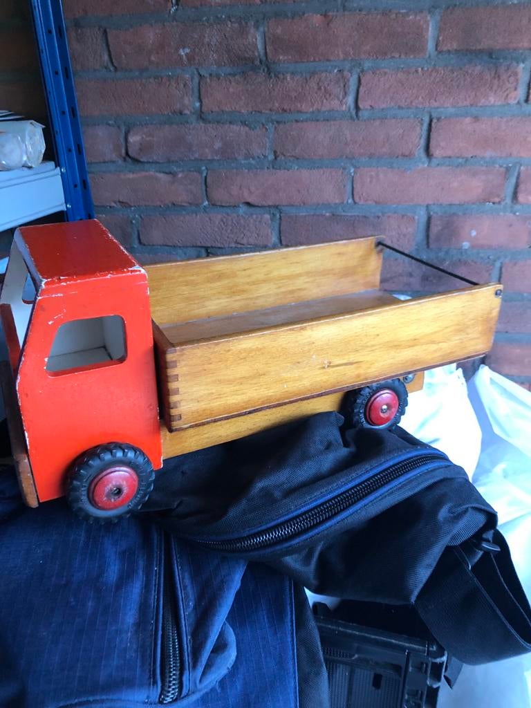 Antieke houten vrachtwagen van nooitgedacht, Ophalen of Verzenden