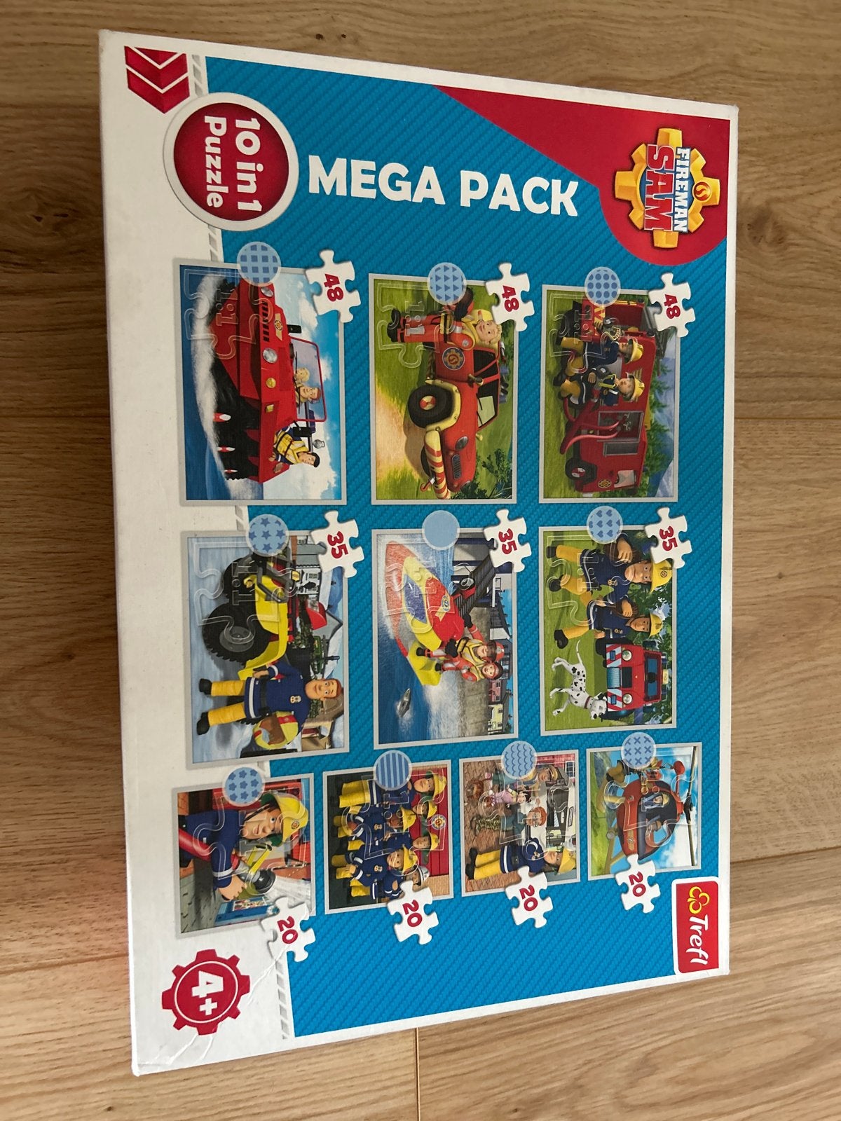 Brandweerman Sam 10-in-1 puzzel Mega Pack, Ophalen, Meer dan 50 stukjes, Gebruikt, 4 tot 6 jaar