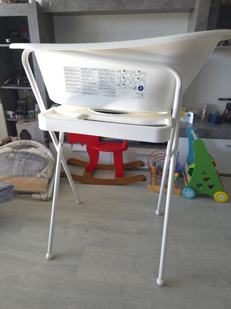 Baby badje met standaard, Ophalen, Gebruikt, Badje, Standaard