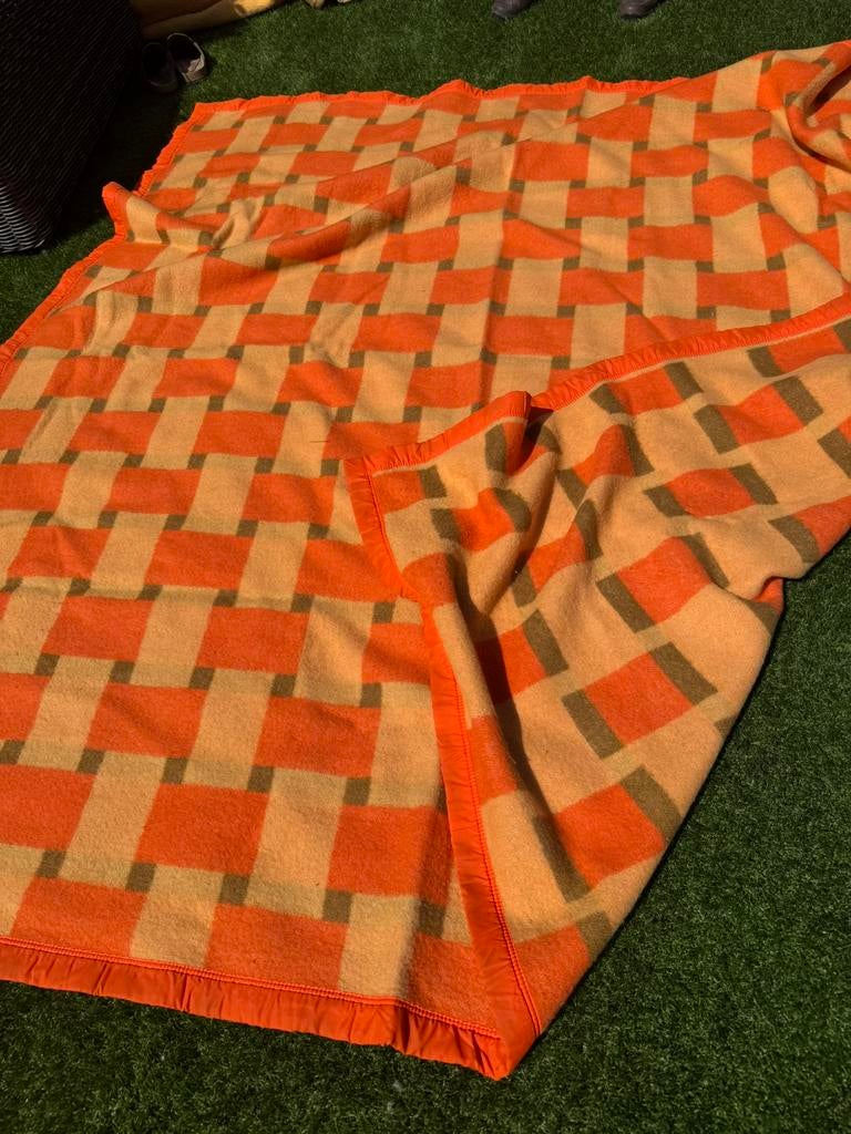 220x240 grote zuiver wollen deken 100%wol, Ophalen of Verzenden
