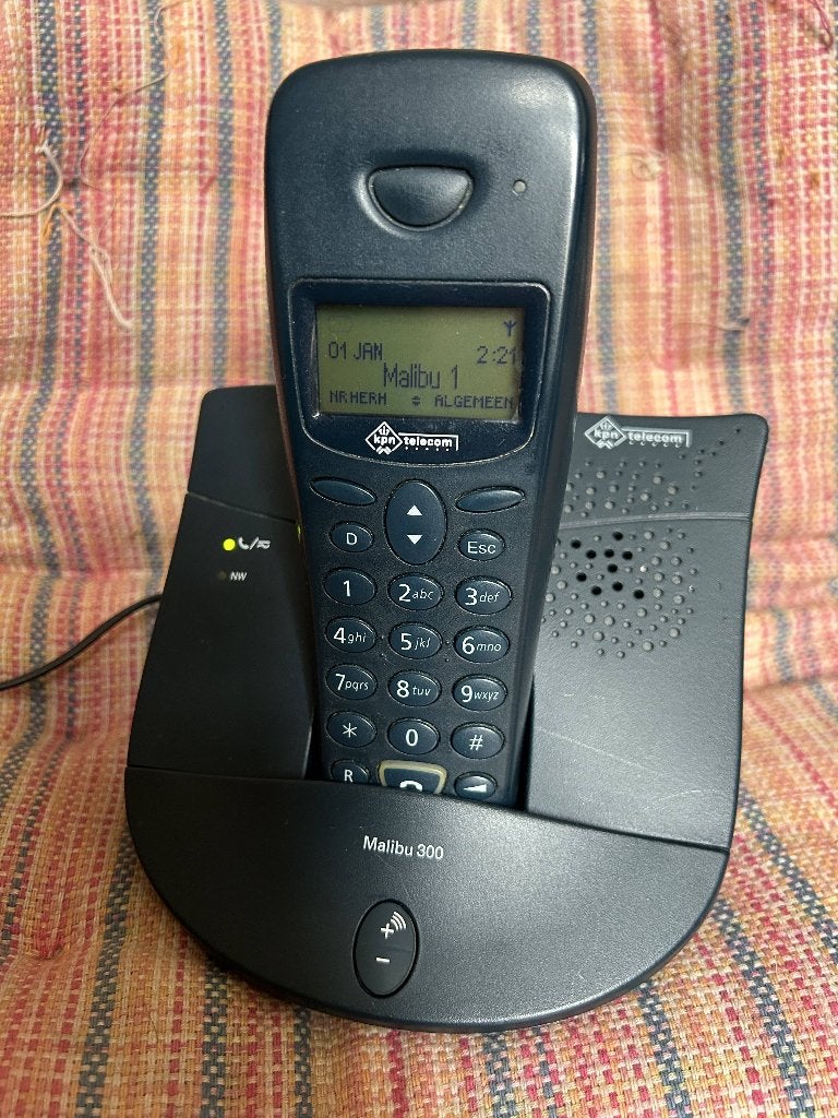 Telefoon draadloos KPN Malibu 300, Ophalen of Verzenden, Gebruikt, 1 handset