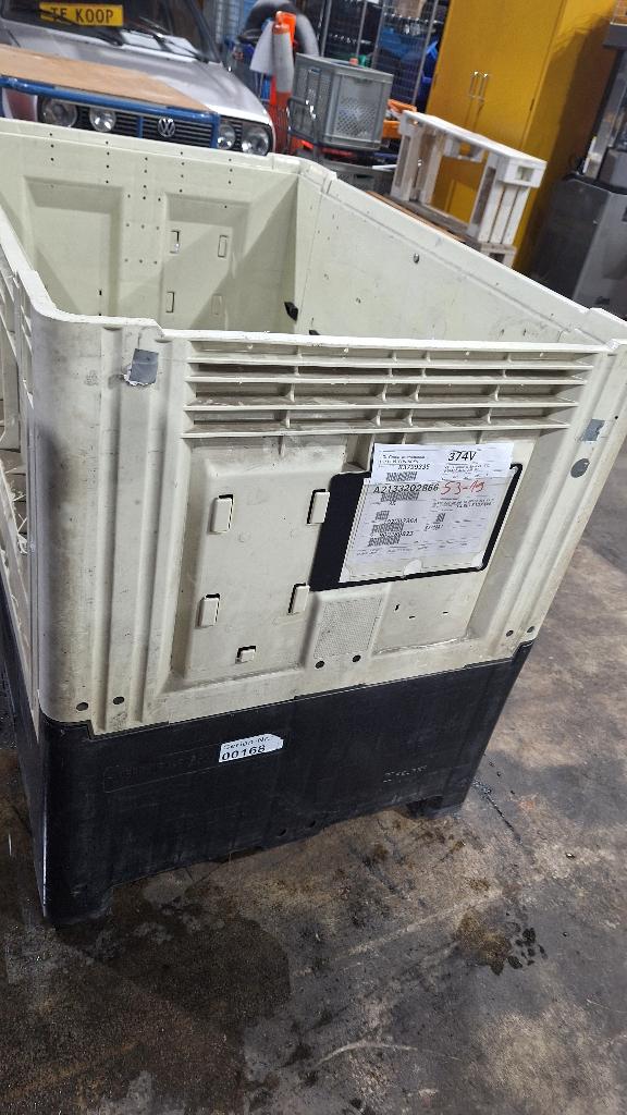Opvouwbare palletbox opslabox palletkrat 120x 80x 94 cm, Ophalen, Gebruikt, 100 cm of meer, Opvouwbaar