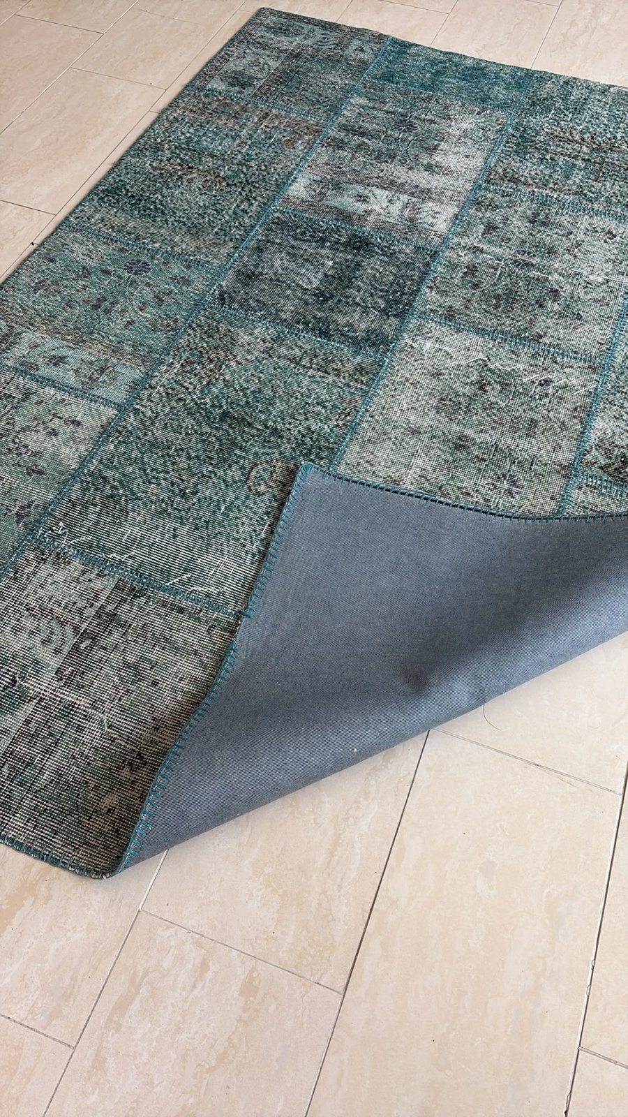 2x Vintage Patchwork Vloerkleden 170 x 240 cm - Zeer Net, Ophalen, 150 tot 200 cm, 200 cm of meer, Zo goed als nieuw
