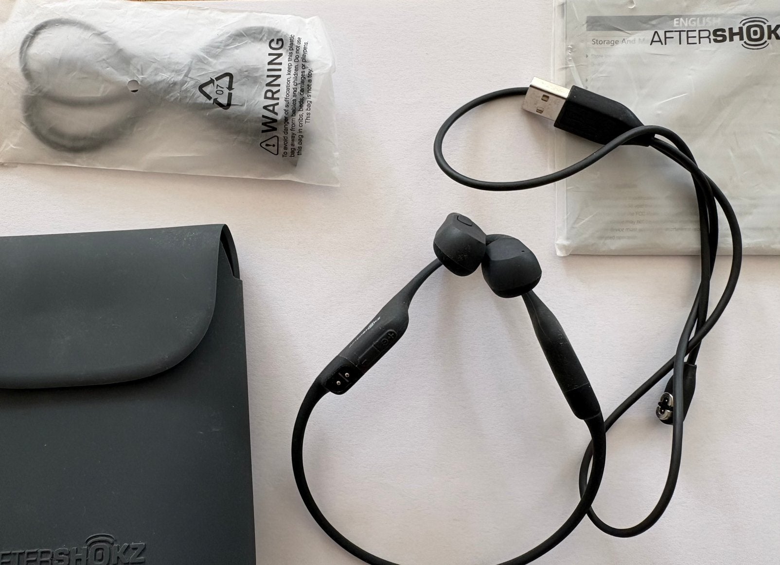 Te koop Shokz Aeropex Koptelefoon, Ophalen of Verzenden, Zo goed als nieuw, Overige merken