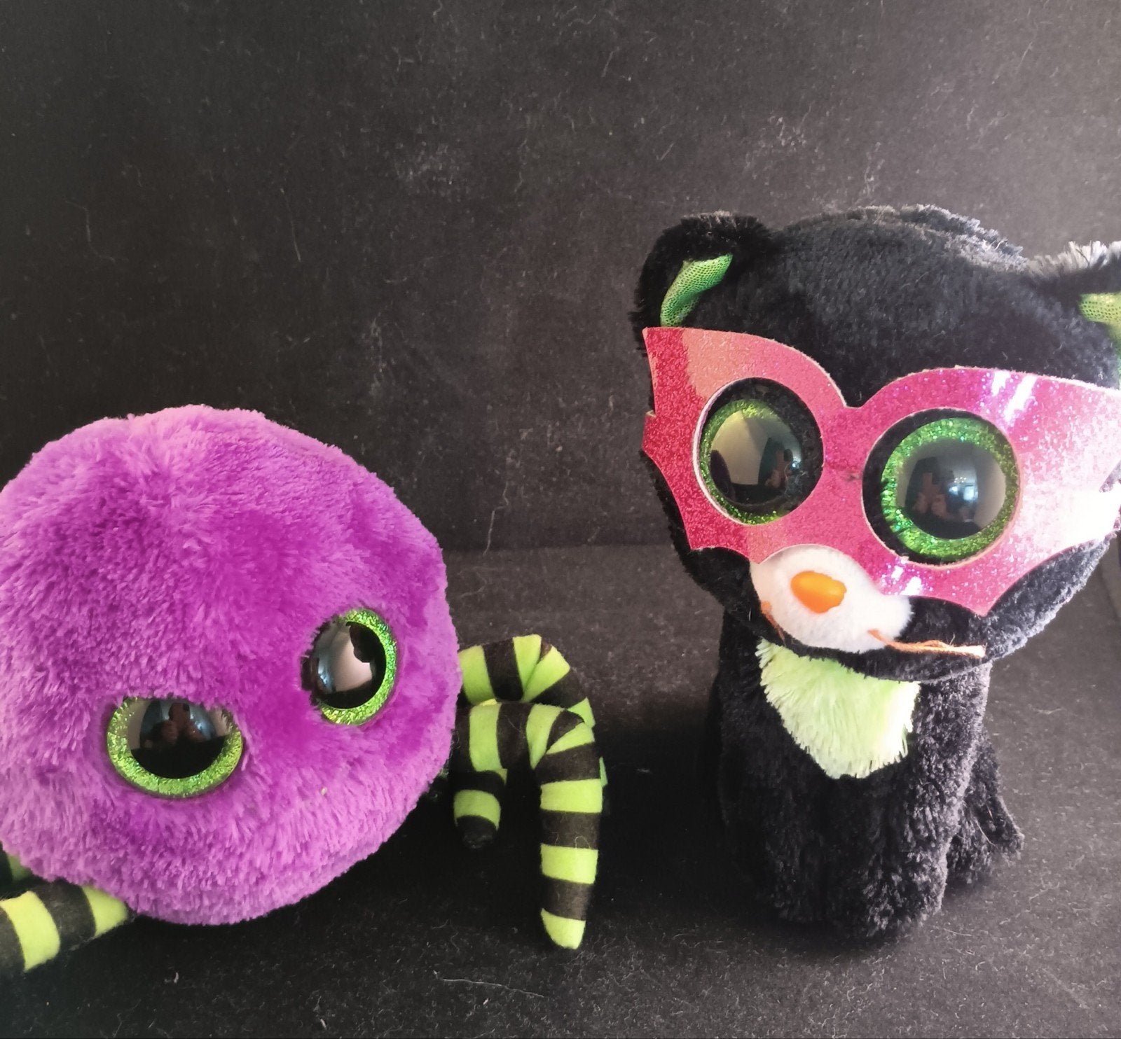 Ty Beanie Boo Halloween duo, Gebruikt, Overige typen, Ophalen of Verzenden, Klein (minder dan 20 cm)
