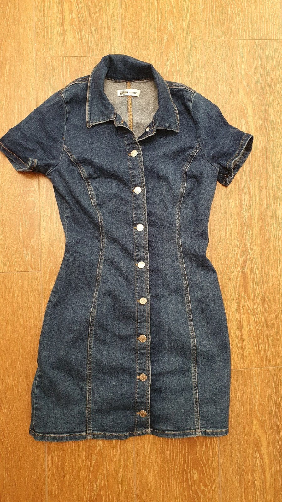 Jeans jurk dames Zara maat 38 amper gedragen!, Blauw, Zara, Zo goed als nieuw, Ophalen