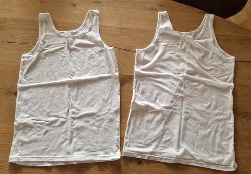 2 NIEUWE witte Hema onderhemden - hemden, jongen, 158-164, Nacht- of Onderkleding, Nieuw, Ophalen of Verzenden, Hema