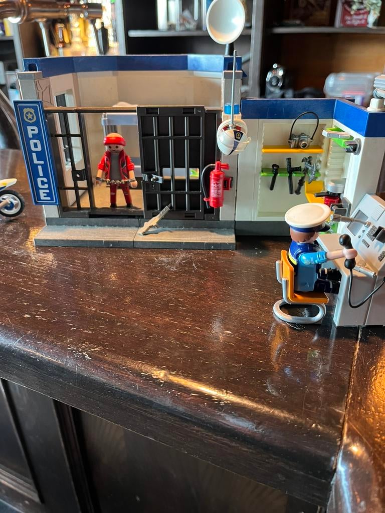 Playmobile politiecel, Ophalen, Gebruikt, Complete set