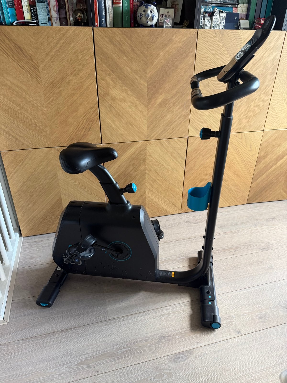 Domyos 500 Hometrainer met verschillende programma's, Ophalen, Zo goed als nieuw, Metaal, Benen