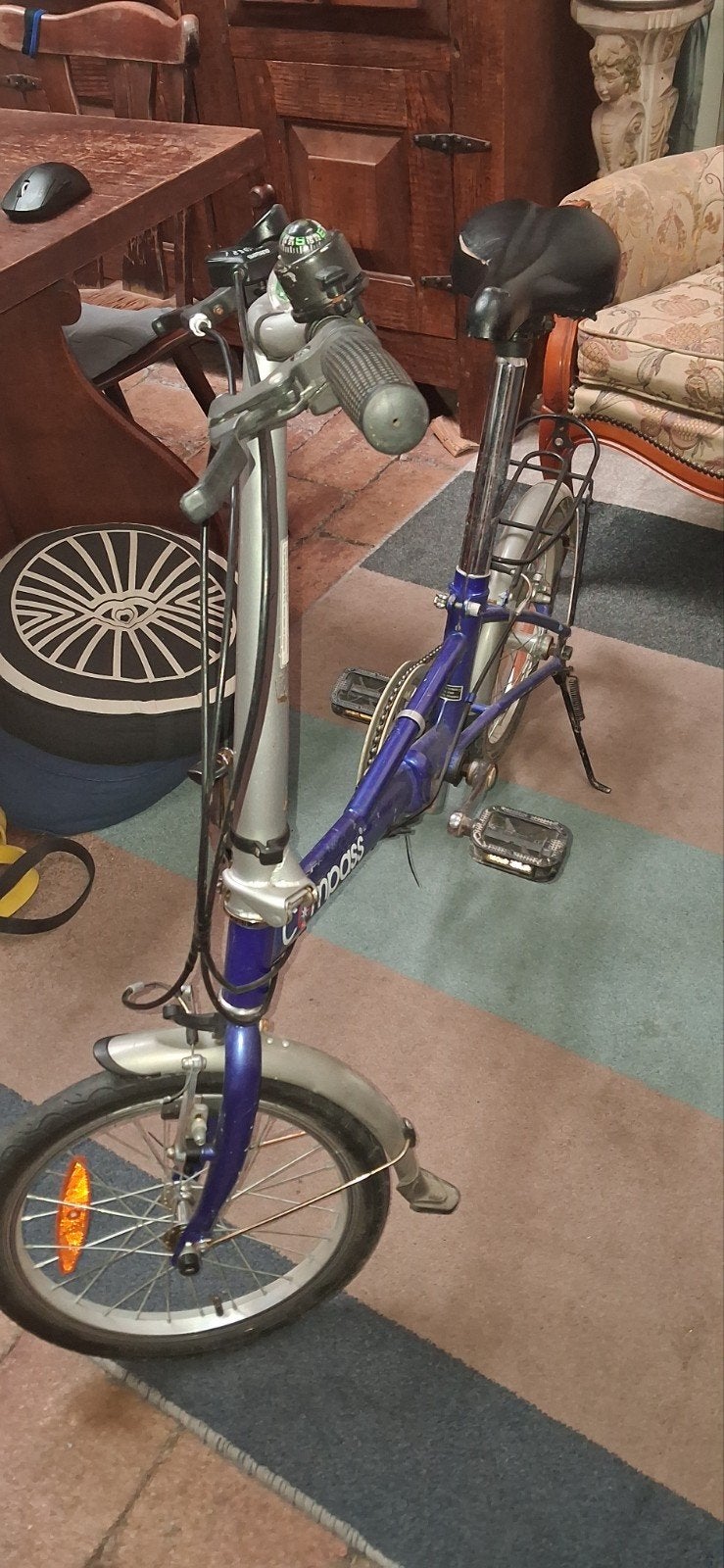 Vouwfiets,  weinig gebruikt ( camper ), Ophalen, Zo goed als nieuw, Velgrem, Overige merken