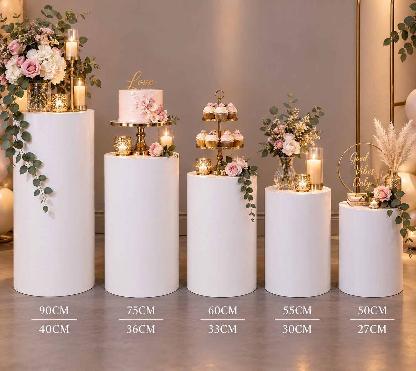 Feestelijke Zuilen Set - Perfect voor Elk Event!, Ophalen of Verzenden, Zo goed als nieuw