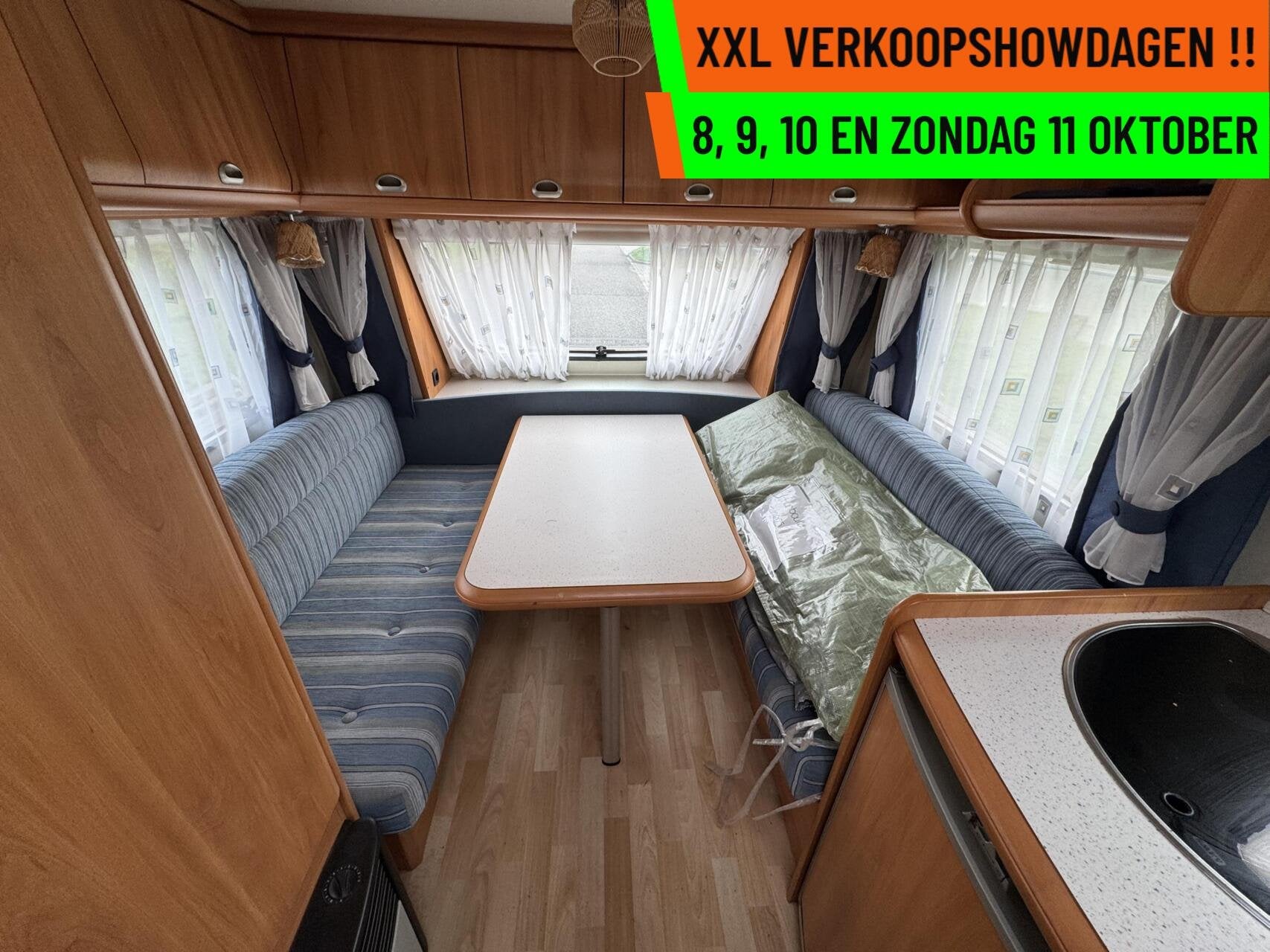 Hobby 400 KB - XXL VERKOOPSHOW 1,2,3 & 4 OKT. 10-17 UUR, Caravans en Kamperen, Hobby, Bedrijf, 750 - 1000 kg, 5 tot 6 meter