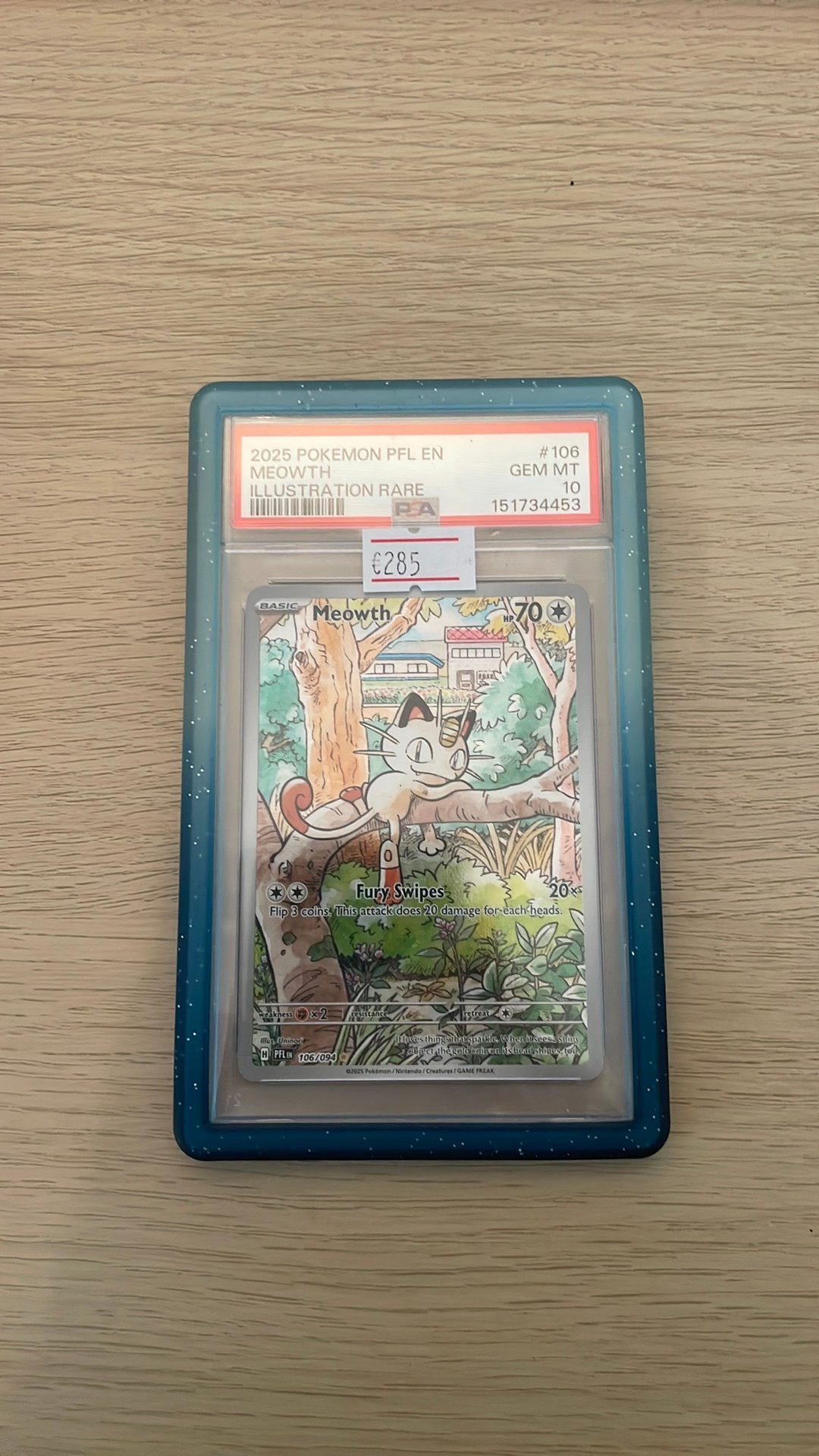 Meowth #106 PSA 10, Ophalen of Verzenden, Zo goed als nieuw