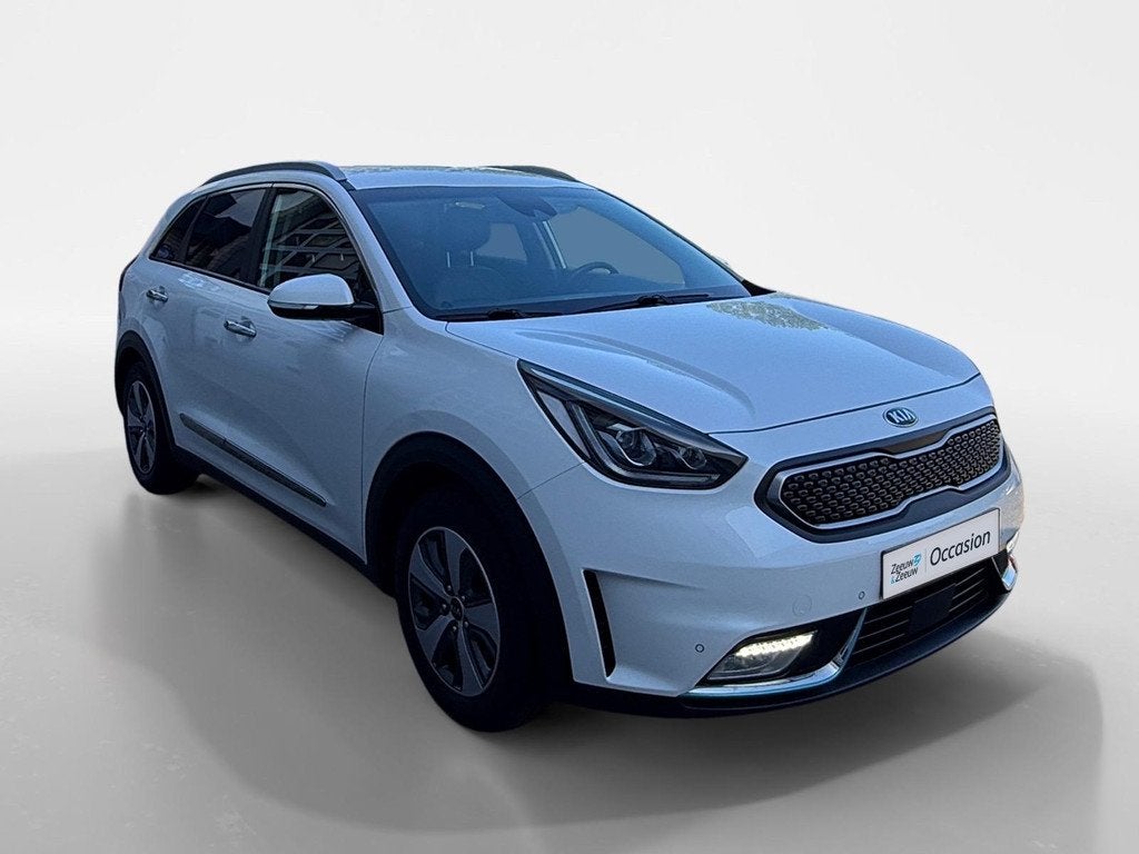 Kia Niro 1.6 GDi PHEV Luxury Edition | AUTOMAAT | LEDER | NA, Auto's, Kia, 12 maanden, Gebruikt, Wit, SUV of Terreinwagen
