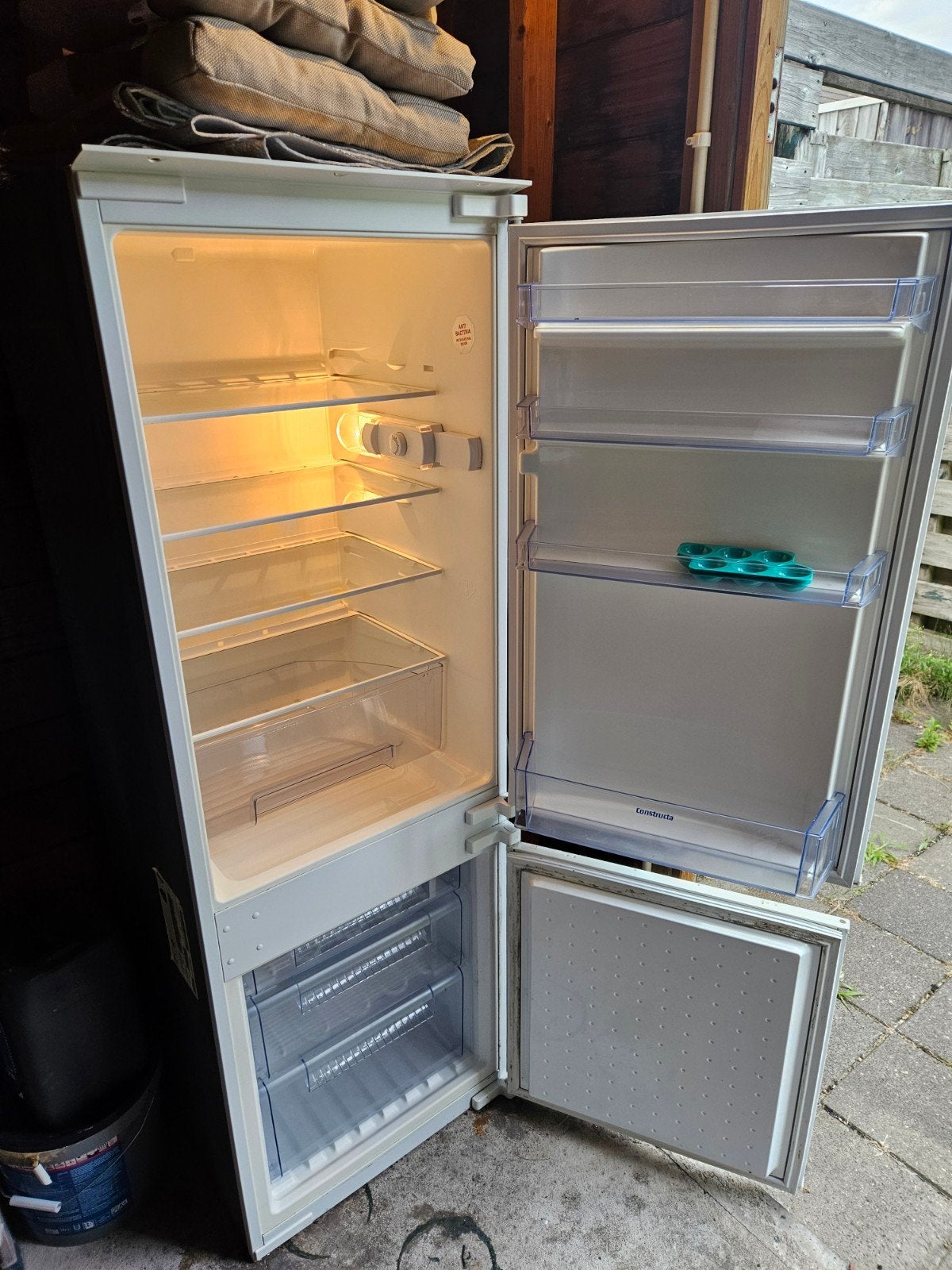 Constructa Koelkast met Vriezer - Energieklasse A, Ophalen, Gebruikt, 200 liter of meer, Met aparte vriezer