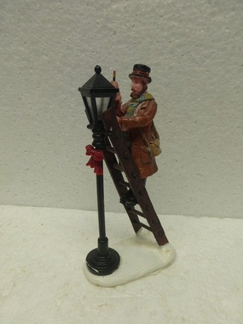 lemax lamp lighter kerstdorp poppetje figurine beeldje kerst, Ophalen of Verzenden, Zo goed als nieuw