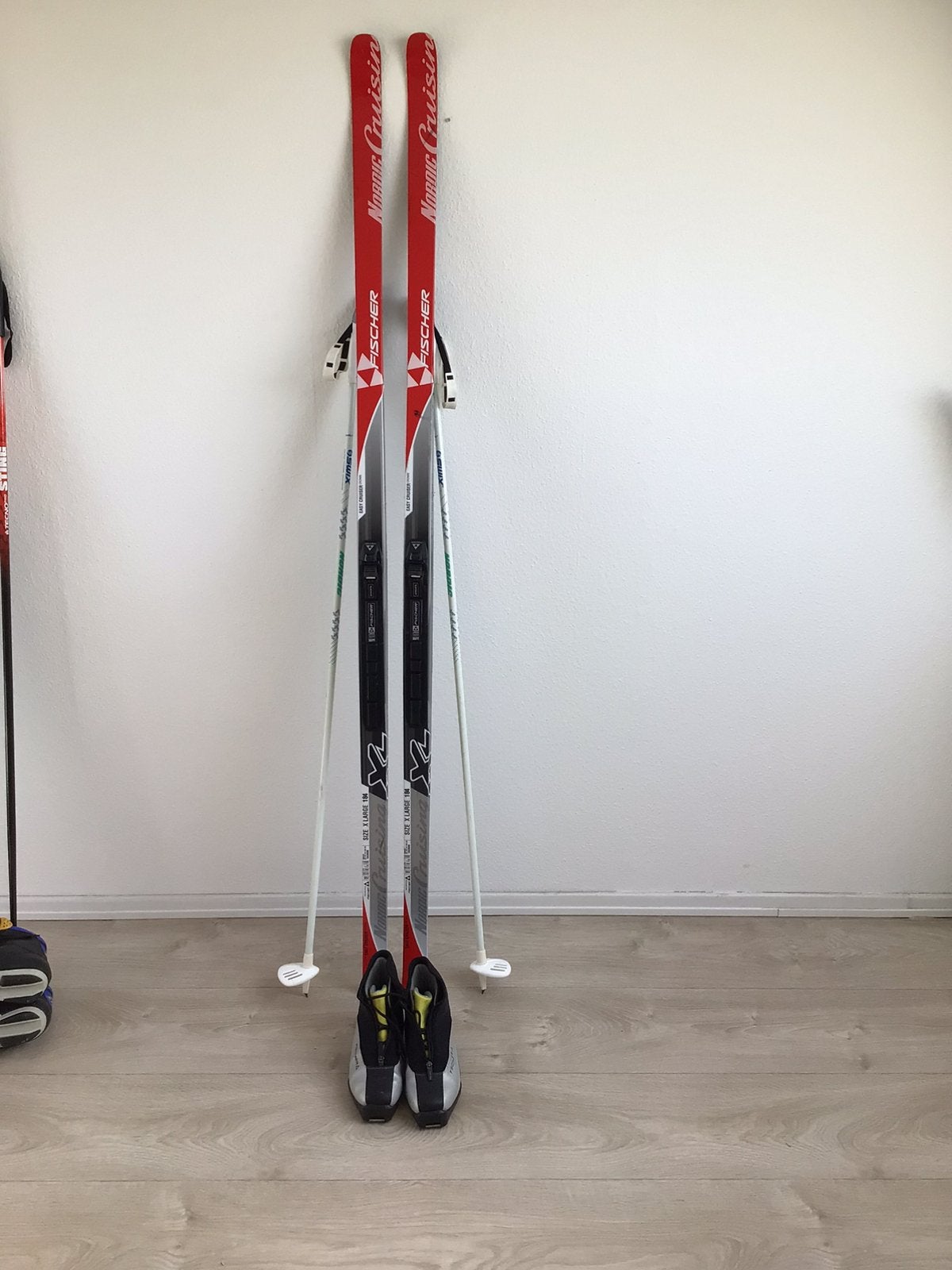 Dames langlauf latten maat 39/40 met stokken, Ophalen, Zo goed als nieuw, 180 cm of meer, Overige merken