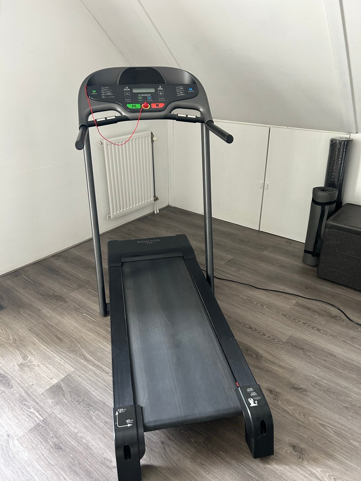 Domyos T520B Loopband - Perfect voor thuisworkouts, Sport en Fitness, Ophalen, Zo goed als nieuw, Metaal, Loopband